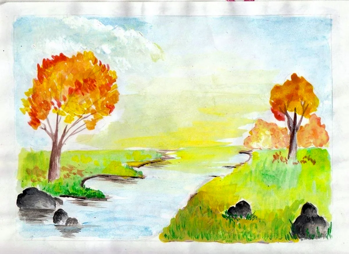 Рисунок осень