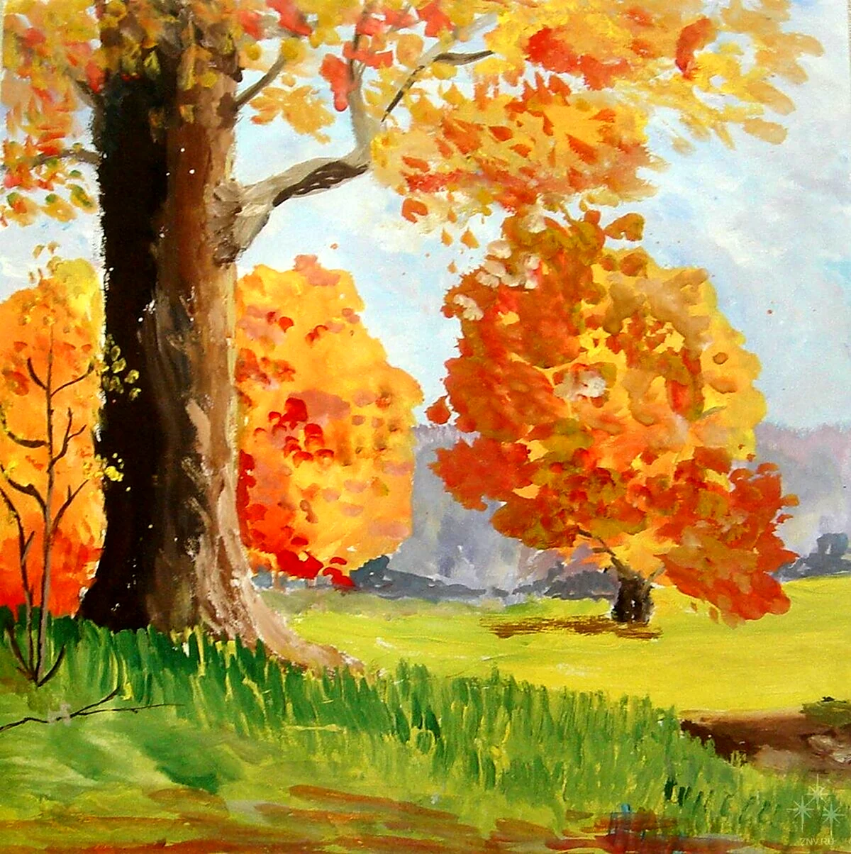 Рисунок осень