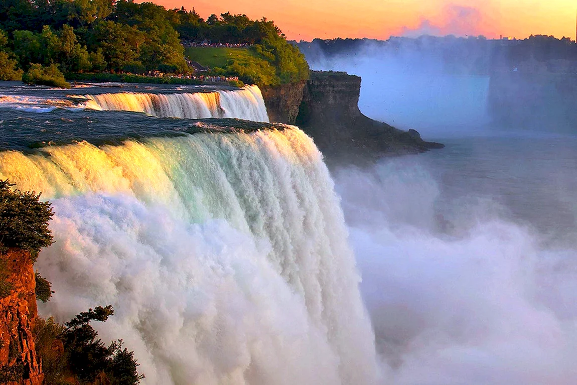 Самый красивый водопад америки