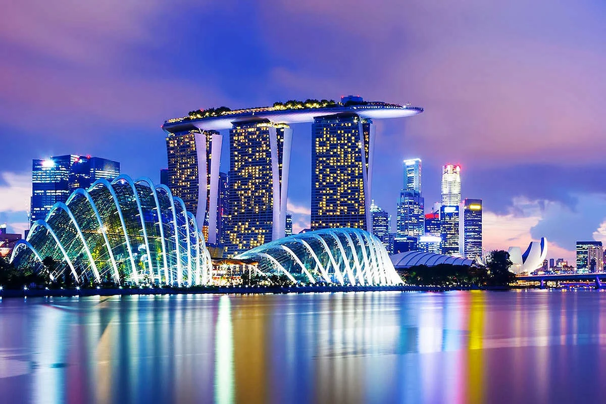Сингапур красивый город