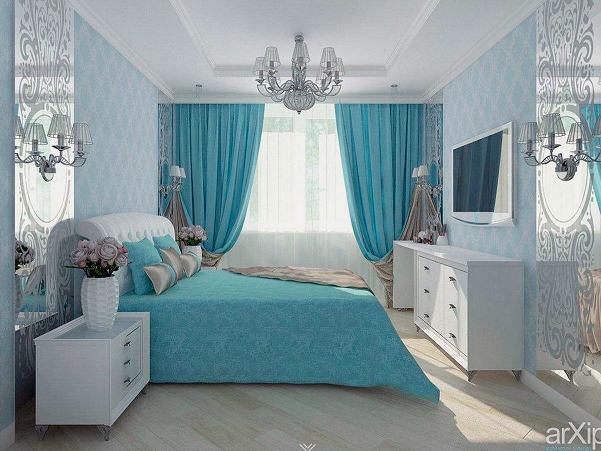Спальня Тиффани бирюзовая