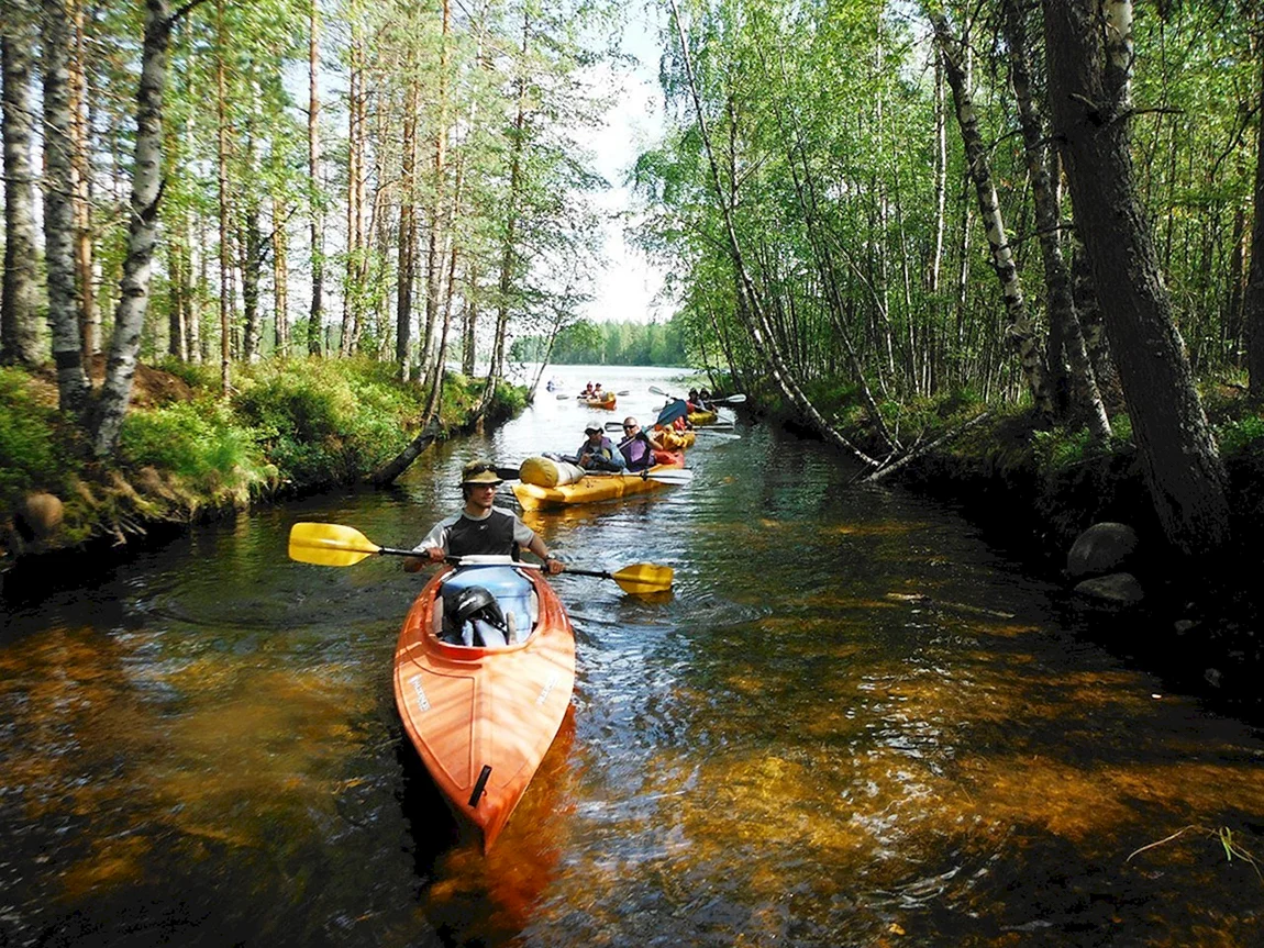 Сплав по реке суна