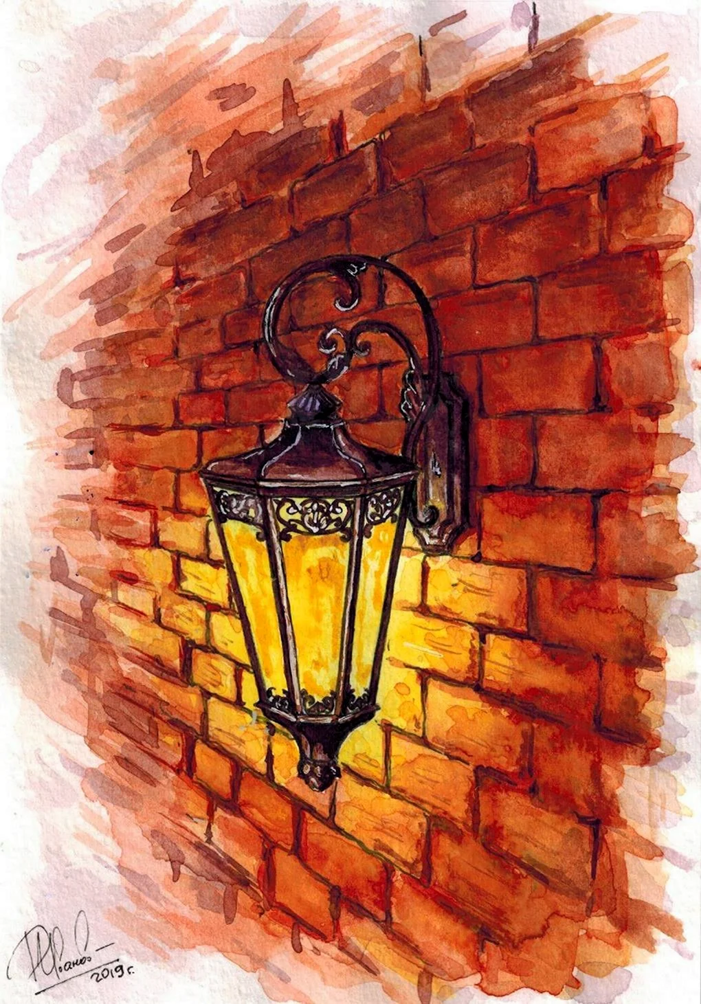 Старинный фонарь