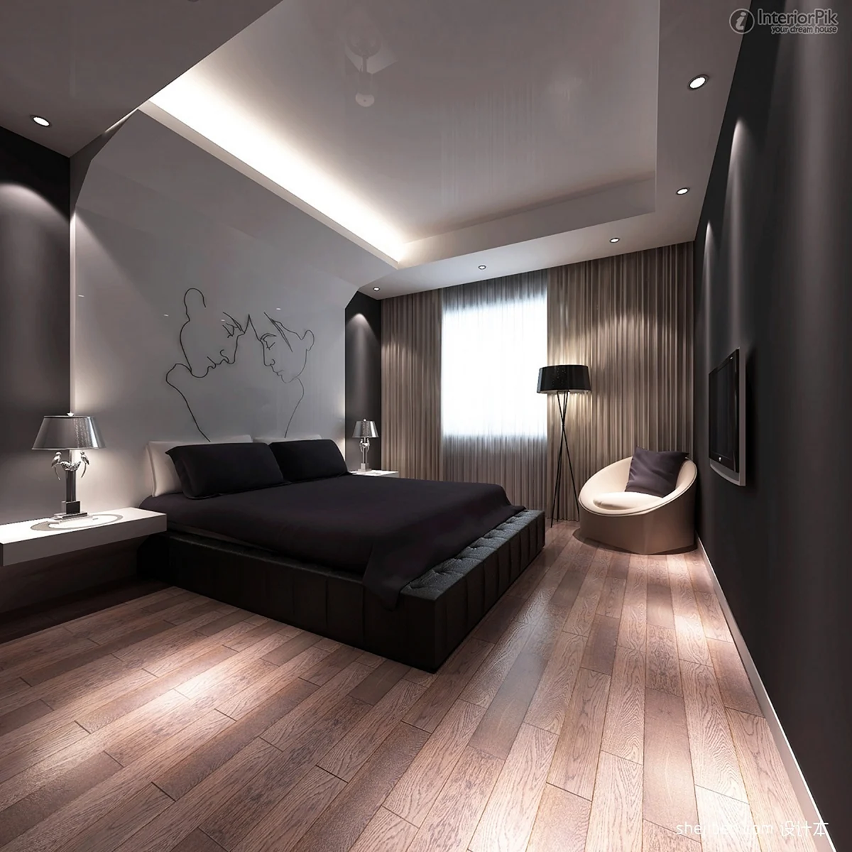 Современный дизайн комнаты