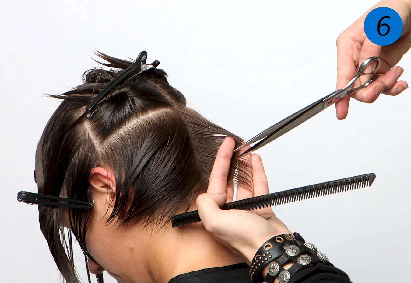 Стрижка каре пошагово