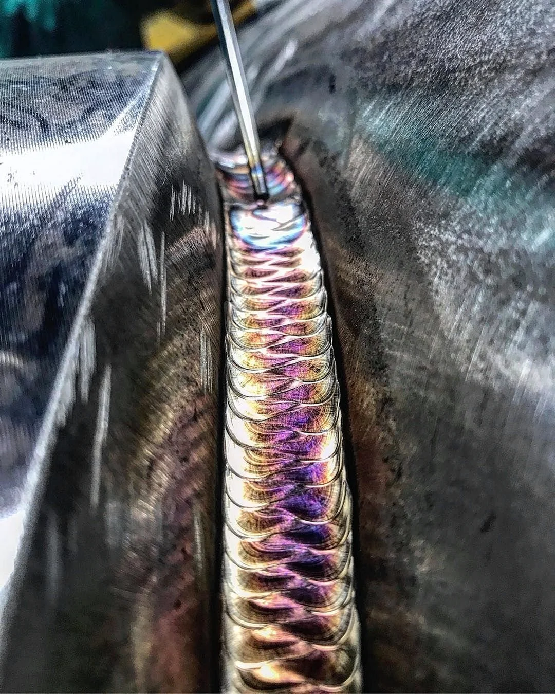 Tig сварка шов