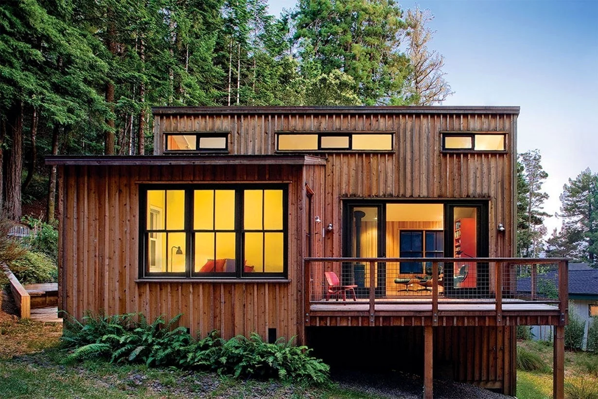 Tiny House с односкатной крышей