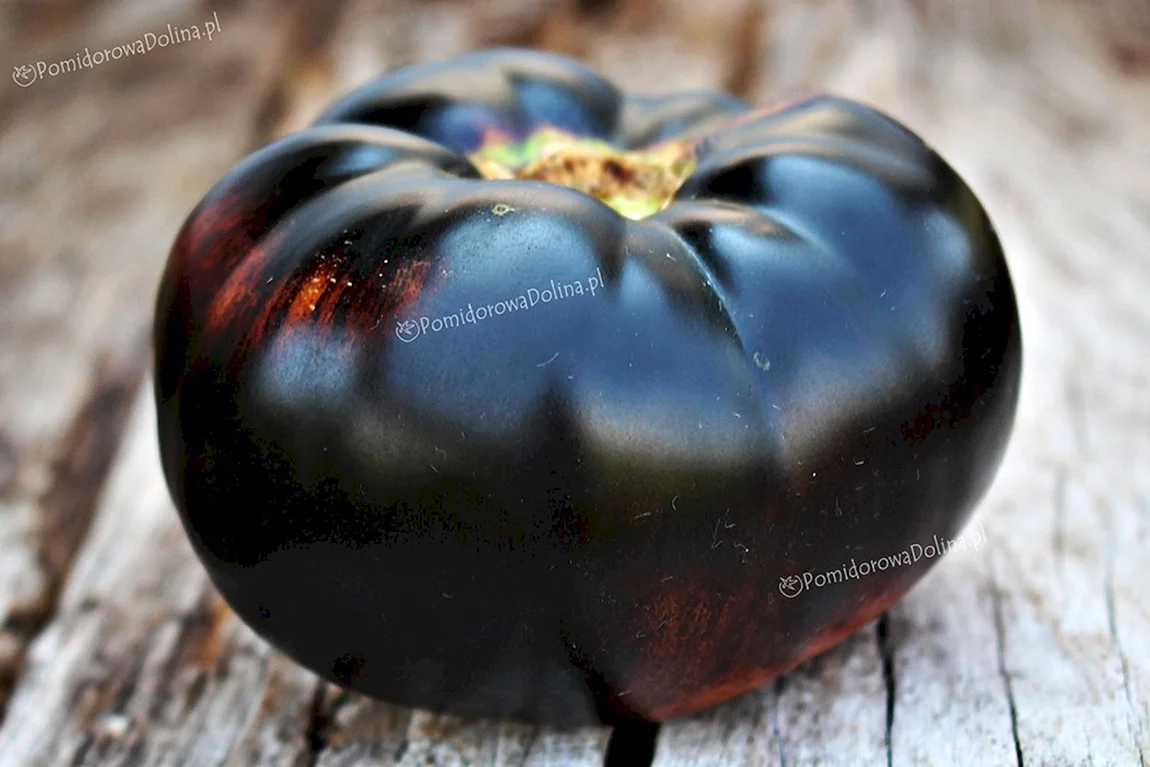 Черный красивый томат