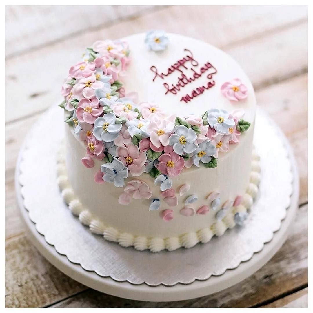 Красивый торт маме на день рождения