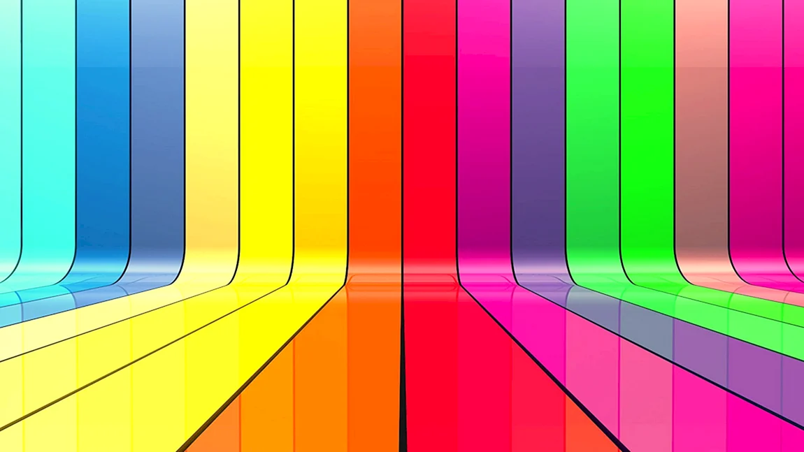 Разноцветный экран