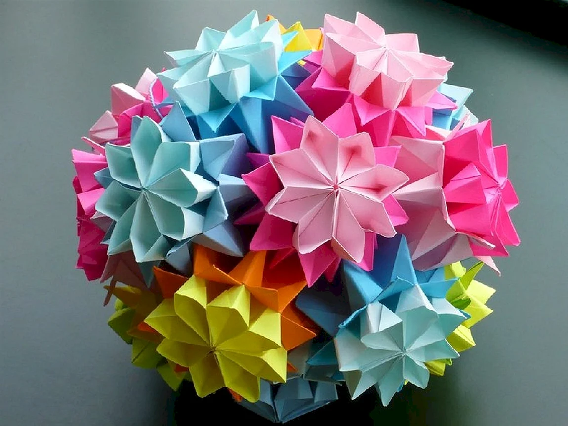 Цветок Kusudama