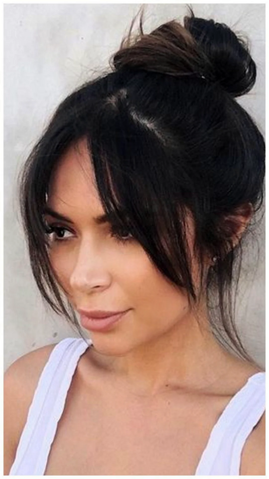 Удлиненная челка