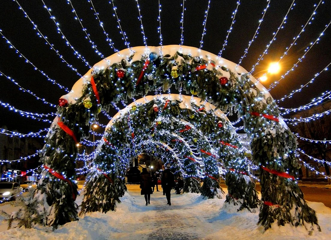 Украшение города на НГ