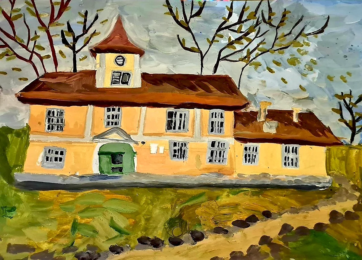 Усадьба рисунок