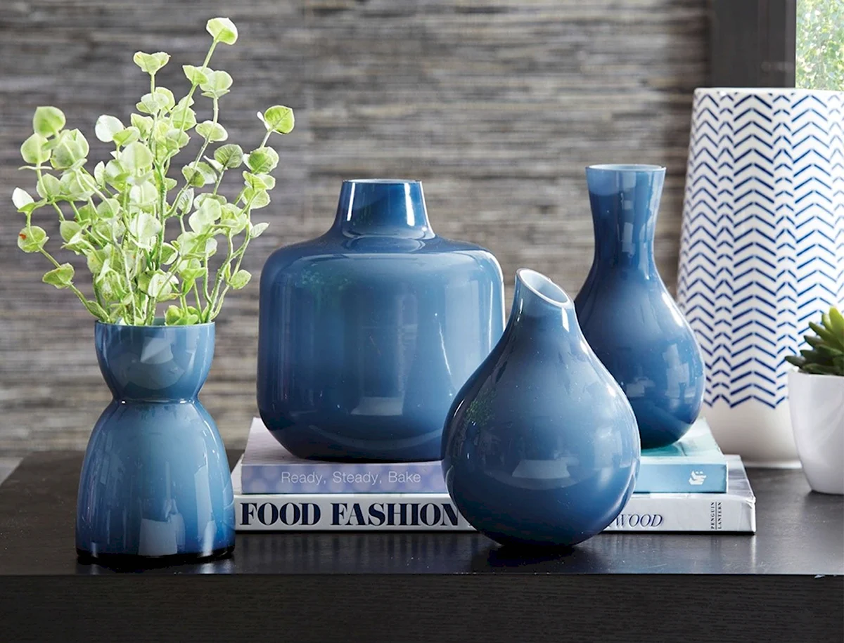 Ваза Blue Glass Vase