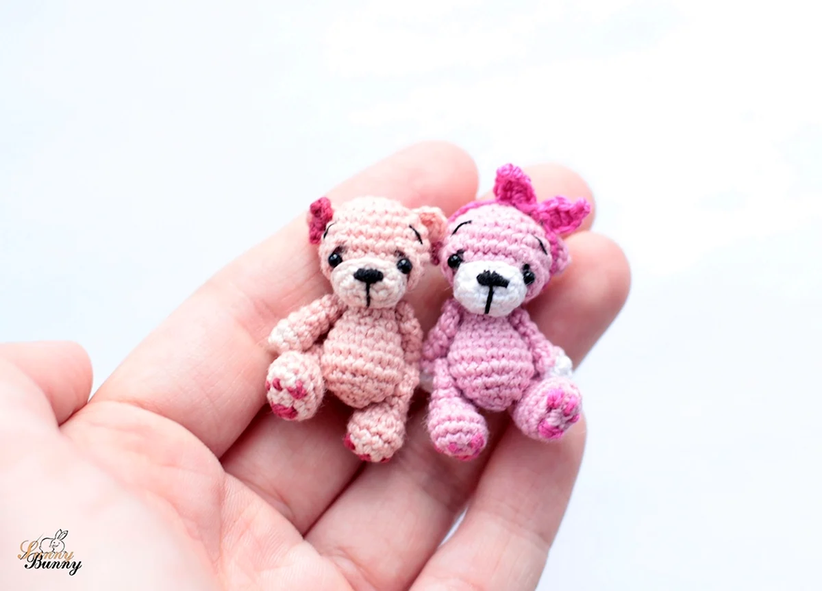 Вязаные мини игрушки