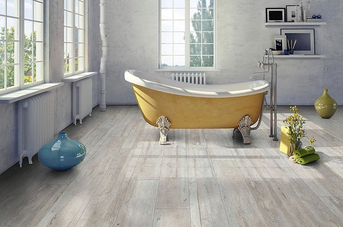 Waterproof vinyl flooring