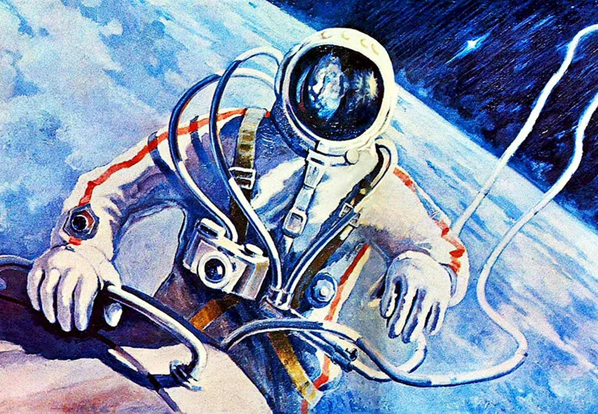 Восход-2 человек в космосе