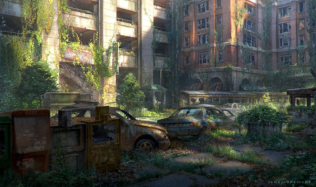 Заброшенный город the last of us 2
