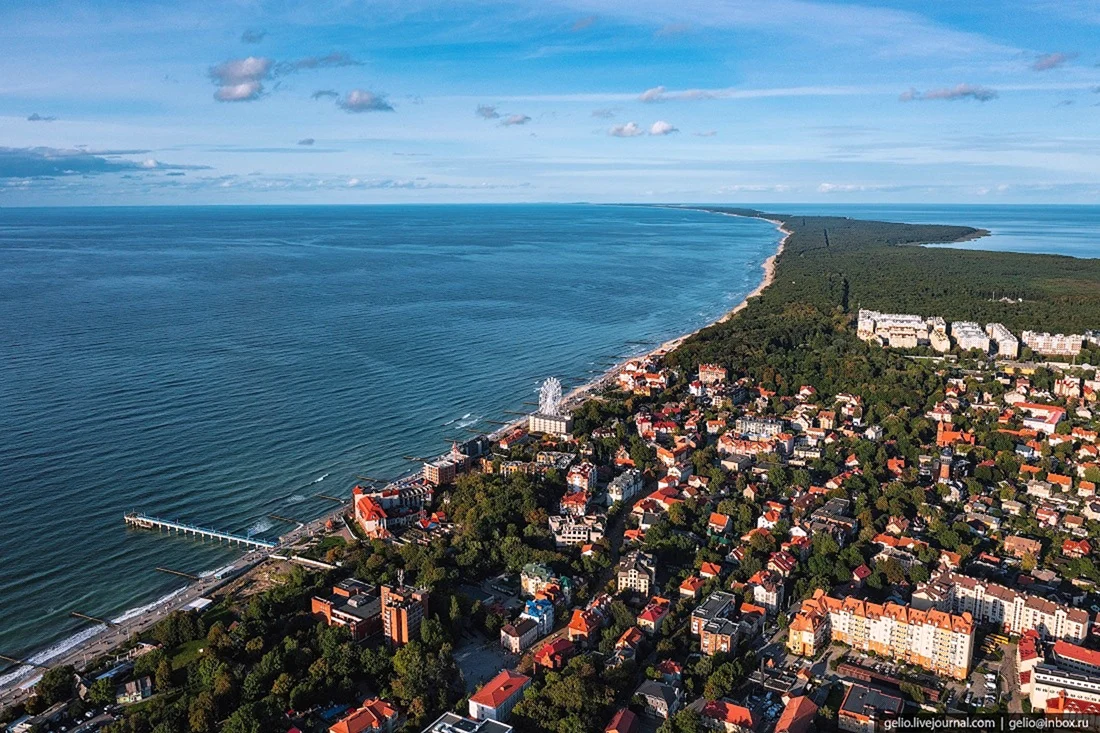 Зеленоградск море