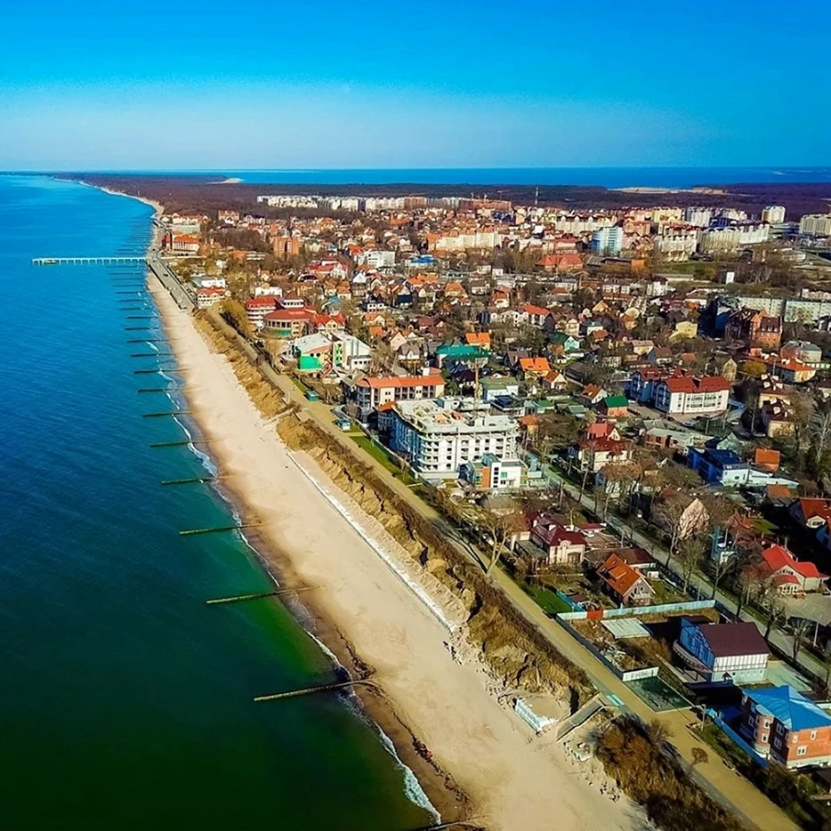 Зеленоградск море