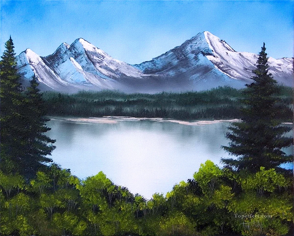 Гора росс. Боб Росс картины лес. Живопись. Bob Ross, "Горная река". Живопись горы Боб Росс. Горный пейзаж Боб Росс.